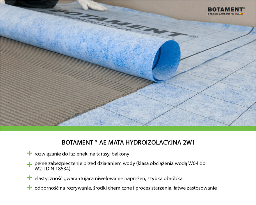 Mata hydroizolacyjna 2w1 Botament® AE